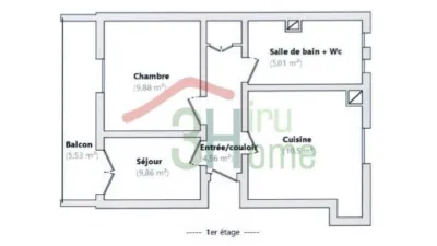 Piso en venta en Hendaye, Hendaye de 190.000 €