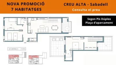 Dúplex en venta en La Creu Alta, La Creu Alta (Sabadell) de 417.000 €