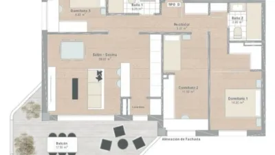 Piso en Zarandona
