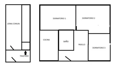 Piso en venta en Vozmediano, Vozmediano de 56.800 €