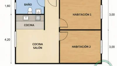 Flat on Calle Bo Viviendas Proteg Tuilla photo 24
