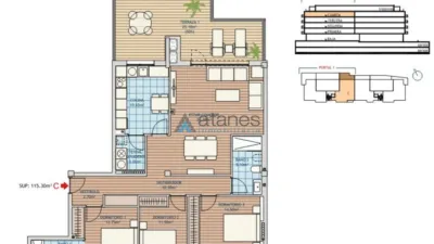 Penthouse in O Burgo - Fonteculler - Paseo Do Burgo photo 9