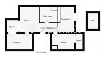 Piso en venta en Hendaye, Hendaye de 223.000 €