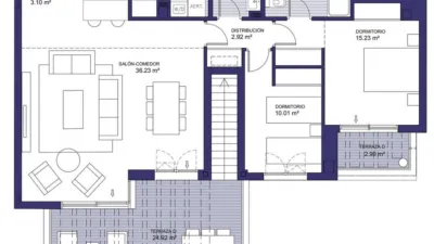 Penthouse in Carvajal photo 15