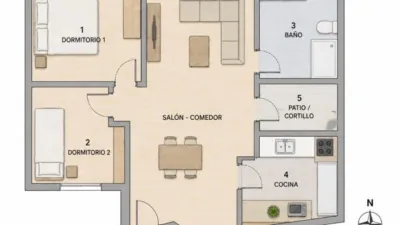 Flat on Carrer de Pío XII, nº > photo 23