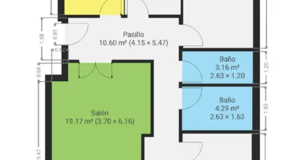 Piso en venta en Alameda, Alameda (Distrito Núcleo Urbano. Cartagena) de 220.000 €