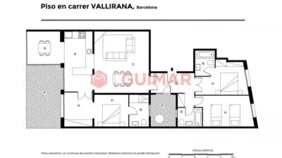 Apartment on Carrer de Vallirana photo 26