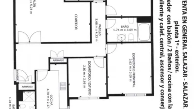 Piso en venta en Ametzola, Ametzola (Distrito Errekalde. Bilbao) de 398.000 €