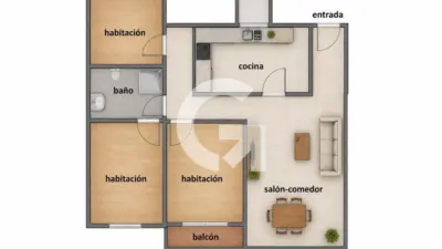 Flat on Cl Dr Zamenhof Street photo 30