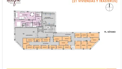 Promoción Alegria Alicante III Jazmin, Calle Poeta Zorrilla 5. Carolinas (Distrito Pla-Carolinas. Alicante - Alacant) de 204.900 €