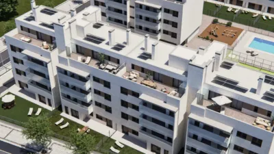 Promoción Terrazas del Pilar, Calle Lima s/n. Las Villas-Covaresa-Parque Alameda-La Rubia (Valladolid Capital) de 204.005 €