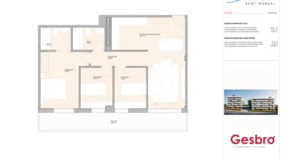 Apartment on Carrer Creu Casas i Sicart, 86 photo 2