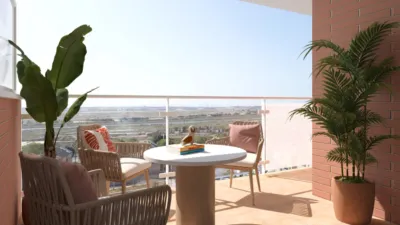 Promoción Tharsis IV, Calle Periodista Angel Serradilla s/n. Marismas del Polvorín (Huelva Capital) de 225.400 €
