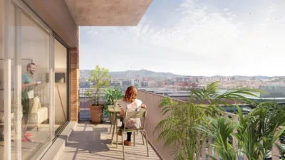 Promoción Tadaima Fira Parc, Calle de la Metalurgia 34. La Marina del Prat Vermell-Zona Franca-Port (Distrito Sants-Montjuïc. Barcelona Capital) de 309.000 €