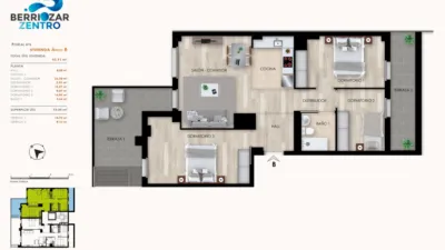 Ático en venta en Berriozar, Berriozar de 294.956 €