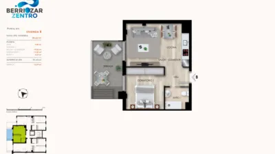 Piso en venta en Berriozar, Berriozar de 176.000 €