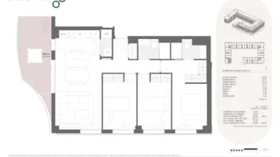Piso en venta en Avenida Ortega y Gasset, S/N, Campanillas (Málaga Capital) de 540.540 €