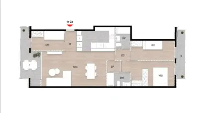 Promoción viviendas alto standing Orient 43, Centre (Sant Cugat del Vallès) de 670.000 €