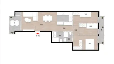 Promoción viviendas alto standing Orient 43, Centre (Sant Cugat del Vallès) de 670.000 €