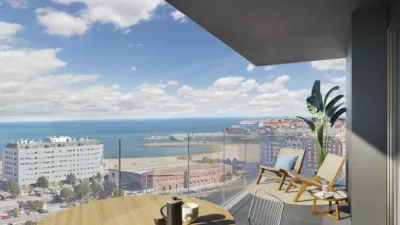 Promoción Arcum Gijón, Calle Diario del Comercio 2-10. El Polígono (Distrito Sur. Gijón) de 342.000 €