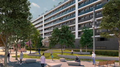 Promoción Nou Barcelona - Sant Andreu, Calle Palomar con C/ Fernando Pessoa s/n. Sant Andreu (Distrito Sant Andreu. Barcelona Capital) de 427.000 €