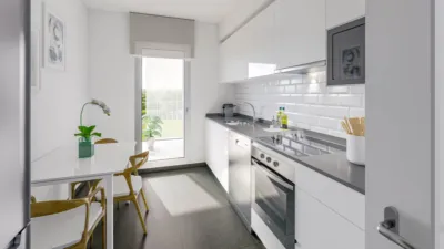 Promoción Habitat Estefanía, Avenida Placido Fernandez Viagas s/n. Entrenúcleos (Dos Hermanas) de 297.000 €