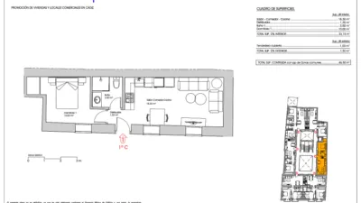 Piso en venta en Calle Sopranis, 4, El Pópulo-Santa María (Cádiz Capital) de 209.598 €