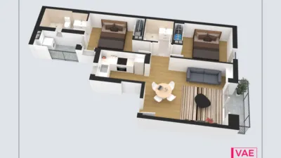 Promoción Vae Aragón 288, Calle Aragón 288. El Viveró (Distrito Llevant. Palma de Mallorca) de 275.000 €