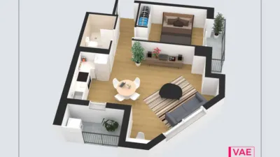 Promoción Vae Aragón 288, Calle Aragón 288. El Viveró (Distrito Llevant. Palma de Mallorca) de 275.000 €
