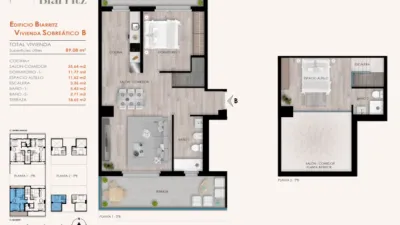 Ático en venta en Errekaldeberri, Errekaldeberri (Distrito Errekalde. Bilbao) de 462.000 €