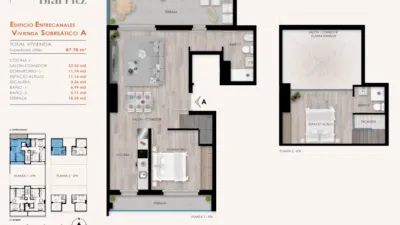 Ático en venta en Errekaldeberri, Errekaldeberri (Distrito Errekalde. Bilbao) de 437.000 €