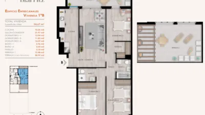 Piso en venta en Errekaldeberri, Errekaldeberri (Distrito Errekalde. Bilbao) de 446.000 €