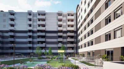 Promoción Habitat Jardines de Lemos, Calle Japón esq. C/ Indonesia s/n. Avenida de las Ciencias-Emilio Lemos (Distrito Este-Alcosa-Torreblanca. Sevilla Capital) de 269.000 €