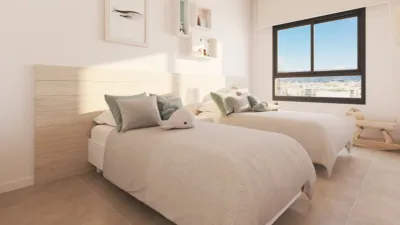 Promoción Habitat Torre Mare, Avenida Pacifico esquina Avenida Imperio Argentina s/n. La Térmica-Sacaba Beach (Distrito Carretera de Cádiz. Málaga Capital) de 687.000 €