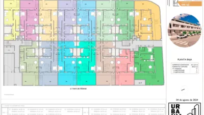 Promoción Edificio VM-43, Avenida Nou d'Octubre 13. Picanya de 337.000 €