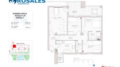 Piso en venta en Calle Godofredo Ortega Muñoz, s/n, Huerta Rosales-Valdepasillas (Badajoz Capital) de 266.000 €