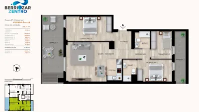 Ático en venta en Avenida de Gipuzkoa y Avda. de Berriozar, S/N, Berriozar de 294.956 €