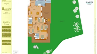 Piso en venta en Calle Juan Pablo Ii, 65, Las Vaguadas-Carretera de Valverde (Badajoz Capital) de 408.000 €