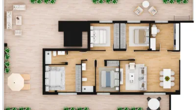 Penthouse on Avenida Aranzana with C/ Isabel de Castilla, S/N photo 12
