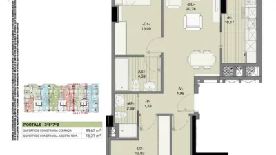 Piso en venta en Calle de la Autonomía, 9, Centro-Arizgoiti (Basauri)