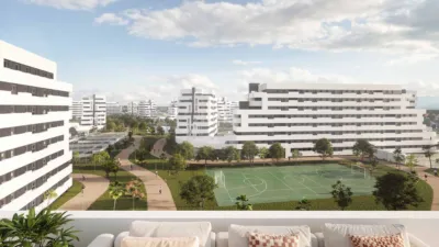 Promoción Jardines Hacienda Rosario Los Poetas, Calle Federico de Castro Bravo s/n. Cerro Amate (Sevilla Capital) de 198.000 €