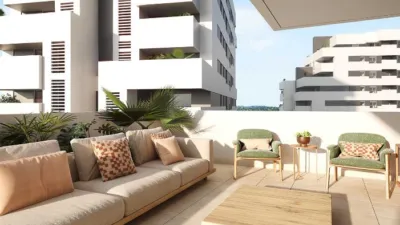 Promoción Jardines Hacienda Rosario Los Poetas, Calle Federico de Castro Bravo s/n. Cerro Amate (Sevilla Capital) de 198.000 €