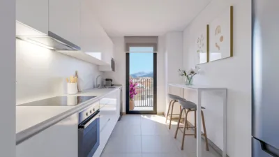 Promoción Habitat Sala Badrinas Pisos, Carretera  de Rubí 106-108-11. Segle XX (Distrito Segle XX-La Cogullada. Terrassa)