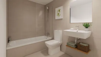 Promoción Habitat Sala Badrinas Pisos, Carretera  de Rubí 106-108-11. Segle XX (Distrito Segle XX-La Cogullada. Terrassa)