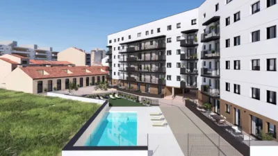 Promoción Habitat Sala Badrinas Pisos, Carretera  de Rubí 106-108-11. Segle XX (Distrito Segle XX-La Cogullada. Terrassa)