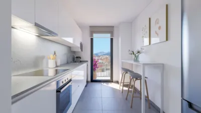 Promoción Habitat Sala Badrinas Pisos, Carretera  de Rubí 106-108-11. Segle XX (Distrito Segle XX-La Cogullada. Terrassa)