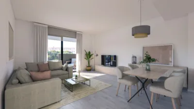 Promoción Habitat Sala Badrinas Pisos, Carretera  de Rubí 106-108-11. Segle XX (Distrito Segle XX-La Cogullada. Terrassa)