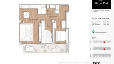 Ático en venta en Abrera, Abrera de 307.000 €
