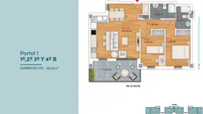 Piso en venta en Avenida de Elvas, s/n, Avenida de Elvas-Campus (Badajoz Capital) de 174.950 €