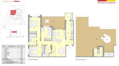 Ático en venta en Calle Turín, S/N, Área de Molina de Segura (Molina de Segura) de 243.000 €